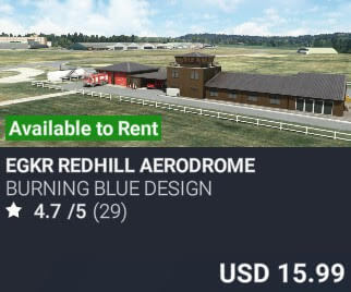 EGKR Redhill Aerodrome by Burning Blue Design. USD $15.99
