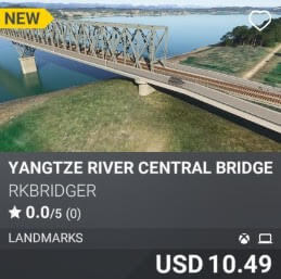 Yangtze River Central Bridges by rkbridger. USD $10.49