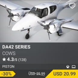 DA42 Series by COWS. USD $29.99 (on sale for 20.99)