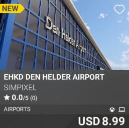 EHKD Den Helder Airport by simpixel. USD $8.99