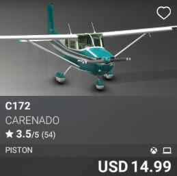 C172 by Carenado. USD $14.99