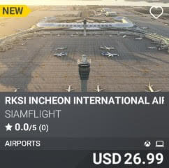 RKSI Incheon International Airport by SiamFlight. USD $26.99