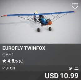 Eurofly Twinfox by OBY1. USD $10.99