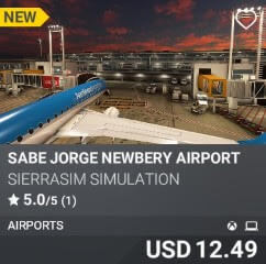 SABE Jorge Newbery Airport by Sierrasim Simulation. USD $12.49