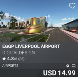EGGP Liverpool Airport by DigitalDesign. USD $14.99