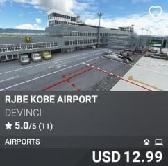 RJBE Kobe Airport by Devinci. USD $12.99