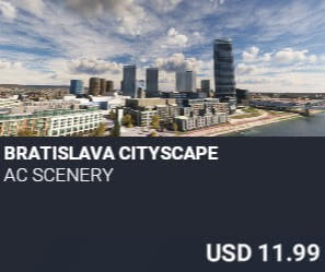 Bratislava Cityscape by AC Scenery. USD $11.99