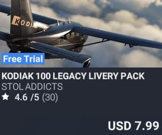 Kodiak 100 Legacy Livery Pack by STOL Addicts. USD $7.99