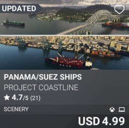 Panama/Suez Ships by Project Coastline. USD $4.99