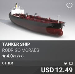 Tanker Ship by Rodrigo Moraes. USD $12.49
