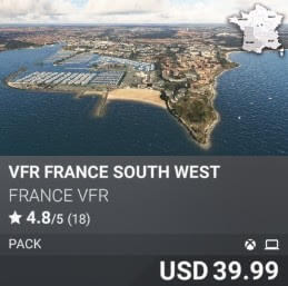 VFR France South West by France VFR. USD $39.99