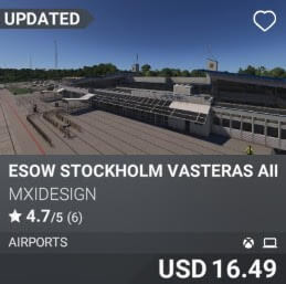ESOW Stockholm Vasteras Airport by mxidesign. USD $16.49