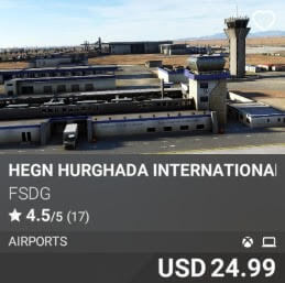 HEGN Hurghada International Airport by FSDG. USD $24.99