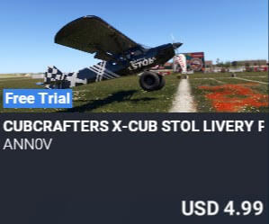 CubCrafters X-Cub STOL Livery Pack by ANN0V. USD $4.99