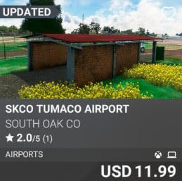 SKCO Tumaco Airport by South Oak Co. USD $11.99