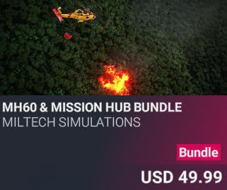MH60 & Mission Hub Bundle by Miltech Simulations. USD $49.99