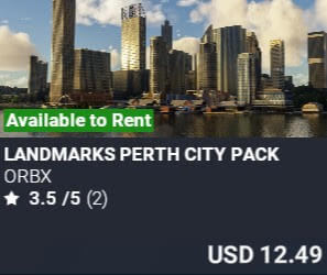 Landmarks Perth City Pack by Orbx. USD $12.49
