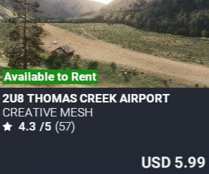 2U8 Thomas Creek Airport by Creative Mesh. USD $5.99