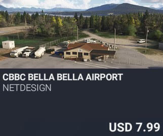 CBBC Bella Bella Airport by NetDesign. USD $7.99