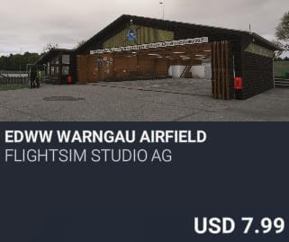 EDWW Warngau Airfield by FlightSim Studio AG. USD $7.99