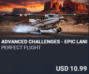Advanced Challenges - Epic Landings Vol. 1 by Perfect Flight. USD $10.99