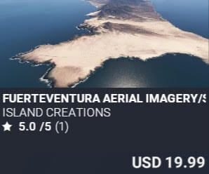 Fuerteventura Aerial Imagery/Scenery by Island Creations. USD $19.99