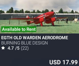 EGTH Old Warden Aerodrome by Burning Blue Design. USD $17.99