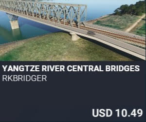 Yangtze River Central Bridges by rkbridger. USD $10.49