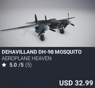 deHavilland DH-98 Mosquito by Aeroplane Heaven. USD $32.99