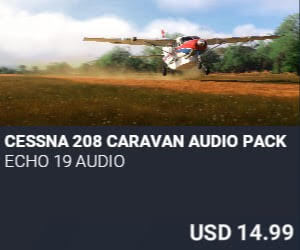 Cessna 208 Caravan Audio Pack by Echo 19 Audio. USD $14.99