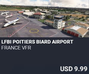 LFBI Poitiers Biard Airport by France VFR. USD $9.99