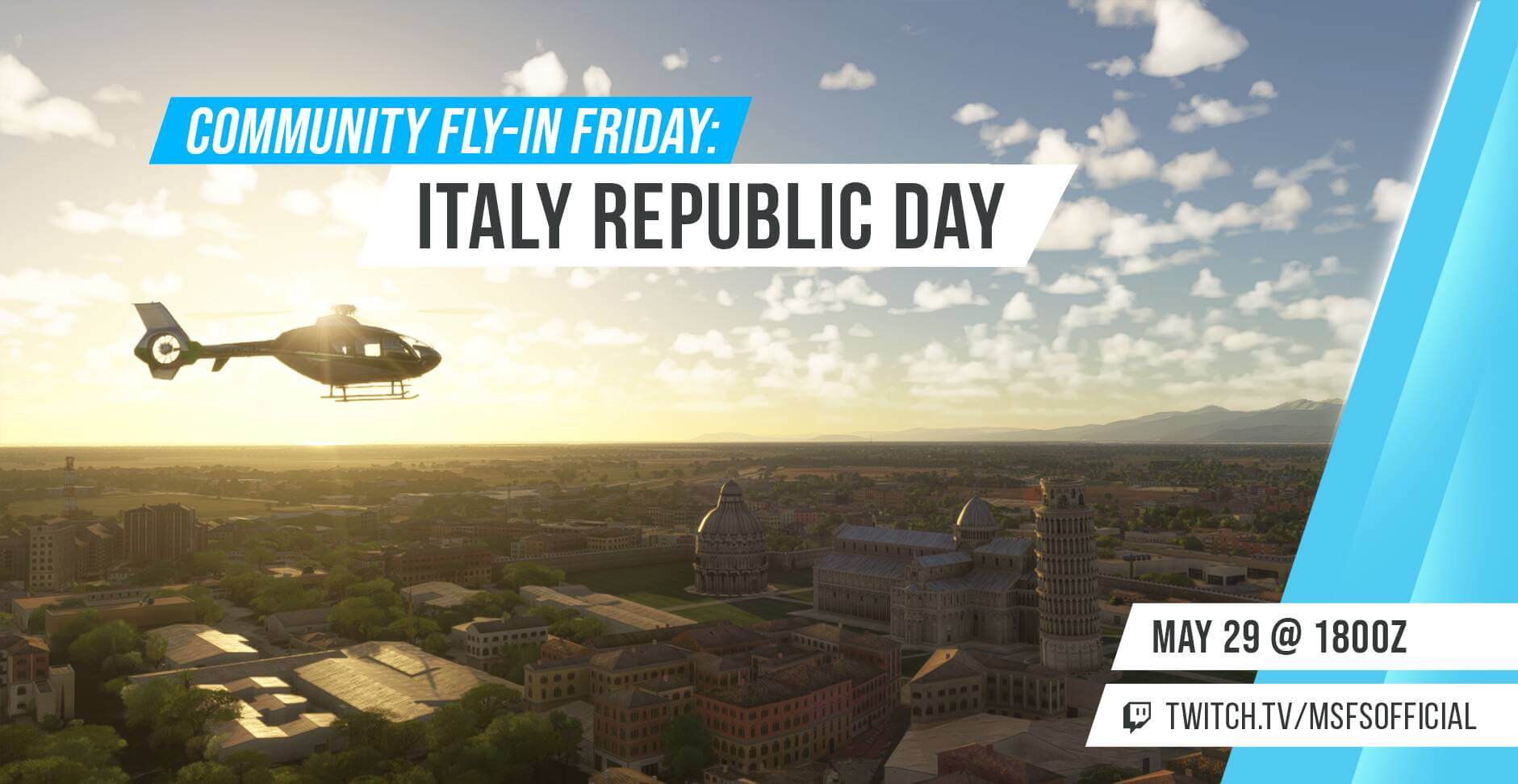 Community Fly-In Friday: Italy Republic Day