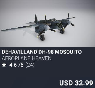 deHavilland DH-98 Mosquito by Aeroplane Heaven. USD $32.99