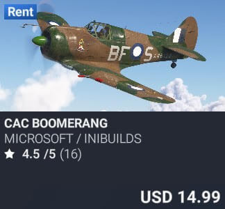CAC Boomerang from Microsoft / Inibuilds USD 14.99