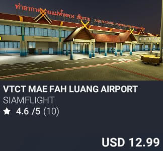 VTCT Mae Fah Luang Airport by SiamFlight. USD $12.99