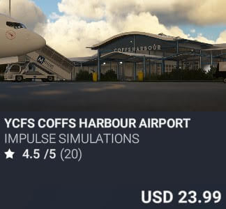 YCFS Coffs Harbour Airport by Impulse Simulations. USD $23.99