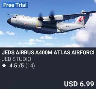 JEDS Airbus A400M Atlas AirForce Liveries by JedStudio. USD $19.99 (on sale for 9.99)