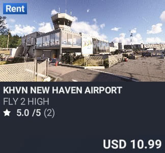 KHVN NEW HAVEN AIRPORT by Fly 2 High. USD $14.99