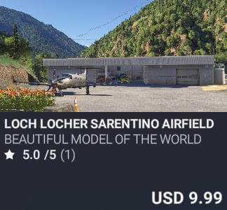 LOCH Locher Sarentino Airfield by Beautiful Model of the World. USD $6.99
