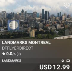 Landmarks Montreal by dfflyerdirect. USD $8.99