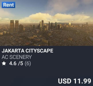 Jakarta Cityscape by AC Scenery. USD $11.99