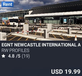EGNT Newcastle International Airport by RW Profiles. USD $19.99
