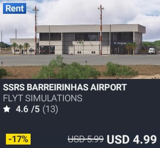 SSRS BARREIRINHAS AIRPORT by FLYT Simulations. USD $5.99 (on sale for 4.99)