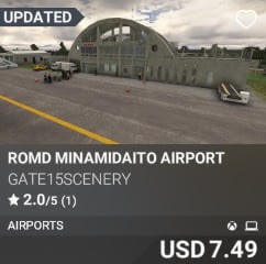 ROMD Minamidaito Airport Gate15Scenery. USD 7.49