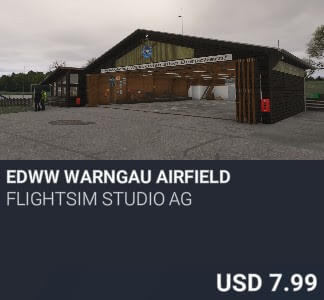 EDWW Warngau Airfield by FlightSim Studio AG. USD $7.99