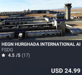 HEGN Hurghada International Airport by FSDG. USD $24.99