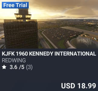 KJFK 1960 KENNEDY INTERNATIONAL AIRPORT by Redwing. USD $18.99