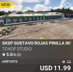 SKSP Gustavo Rojas Pinilla International Airport by Teikof Studio. USD $11.99