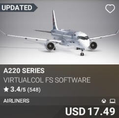 A220 Series by Virtualcol FS Software. USD $17.49