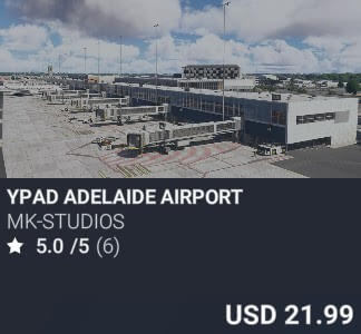 YPAD Adelaide Airport by MK-Studios. USD $21.99
